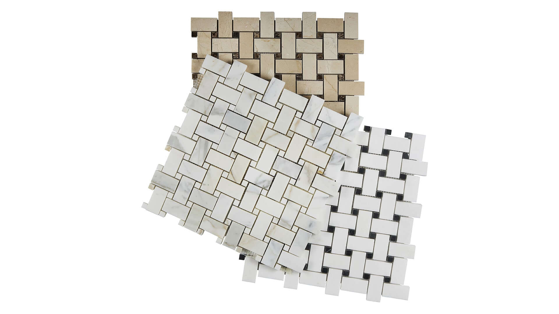 basketweave mosaic tile