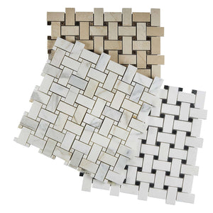 basketweave mosaic tile
