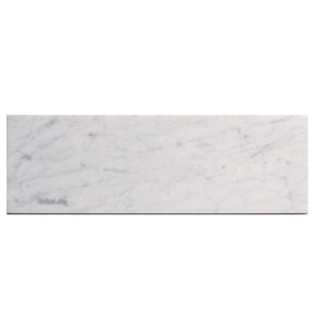 Bianco Carrara Marble Subway Tile 4 x 12 Honed