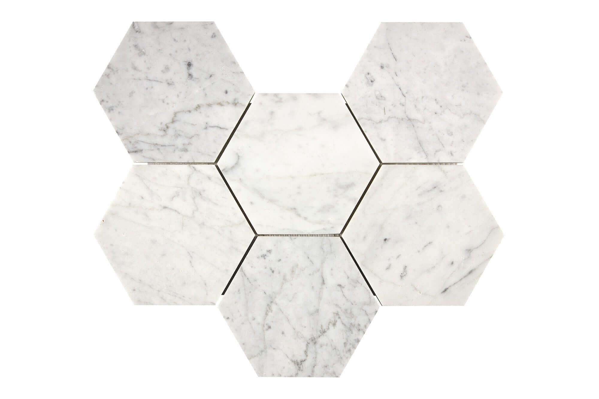 marble mosaic hexagon tile 6x6