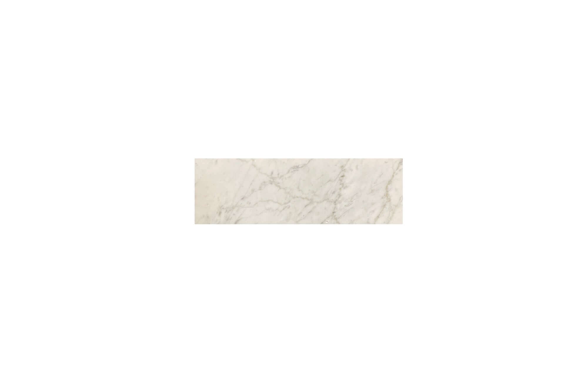 Bianco Carrara Marble Subway Tile 4 x 12 Polished