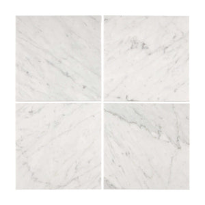 Bianco Carrara Marble Subway Tile 6 x 6 Tumbled