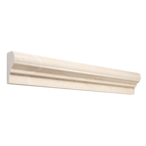 Tile trims and liners collection with pencil liners, chair rails, bullnose pieces, and finishing trims for backsplashes, showers, niches, and wall edges.