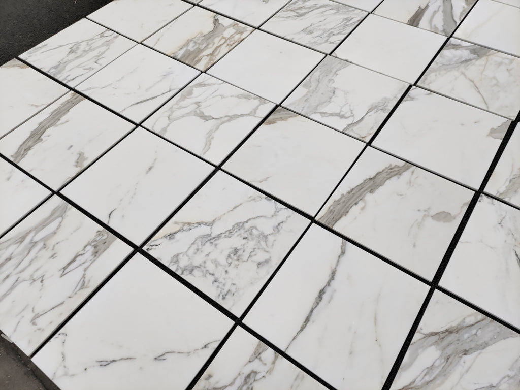 Aria Calacatta Gld Marble 24x24 - Luxury floor tile for high-end projects commercial or residential - Artepierre - 2