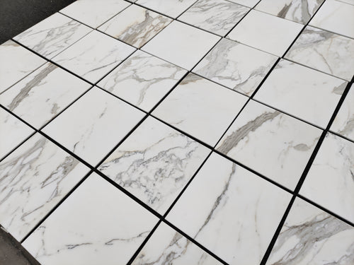 Aria Calacatta Gld Marble 24x24 - Luxury floor tile for high-end projects commercial or residential - Artepierre - 2