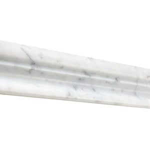 Bianco Carrara Marble Crown Molding Polished