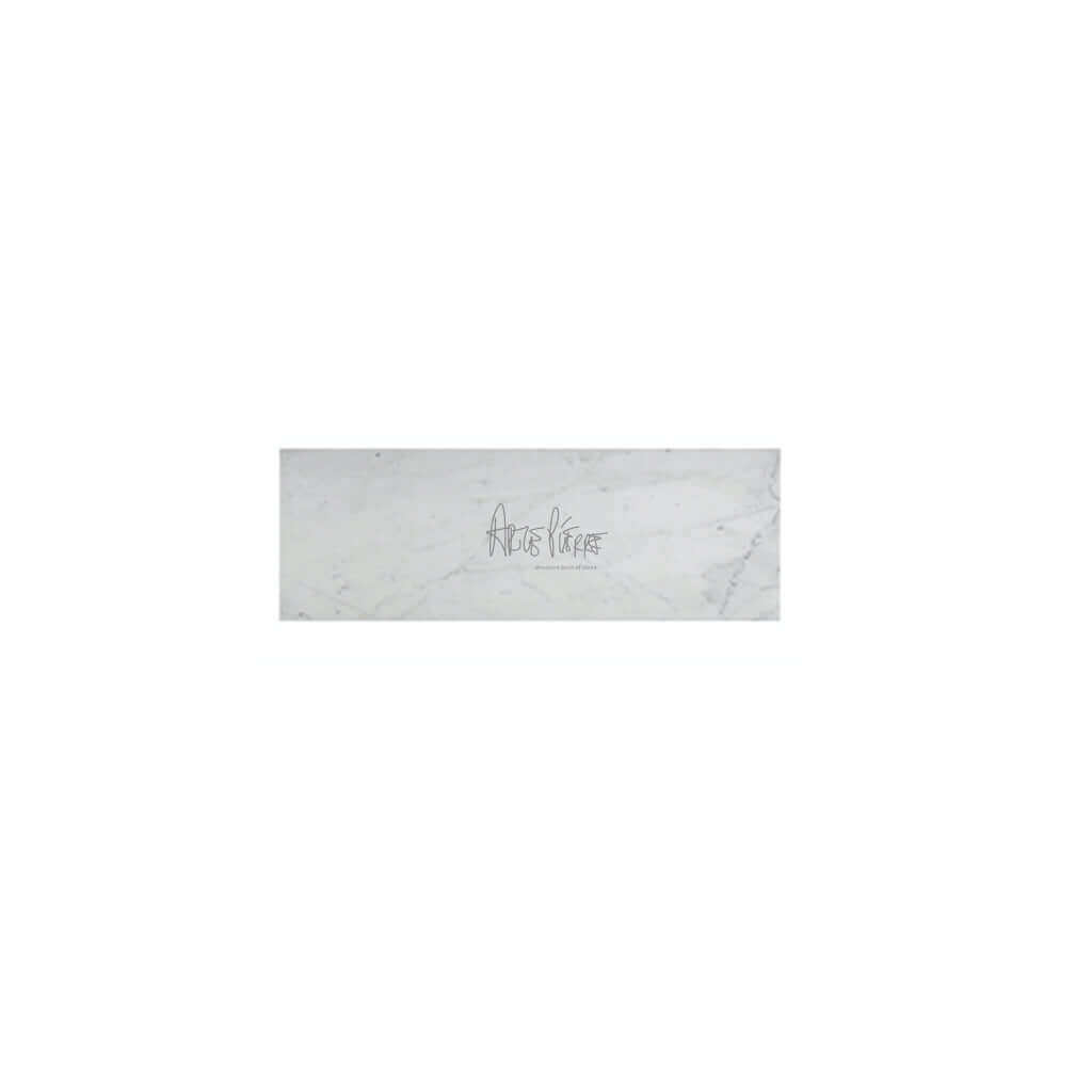 Bianco Carrara Marble Subway Tile 4 x 12 Honed