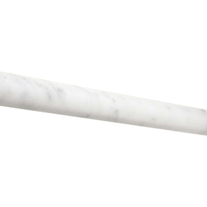 Bianco Carrara Marble Quarter Round Liner Polished