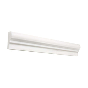 Bianco Dolomite 2 x 12 Single-Step Ogee Liner Polished