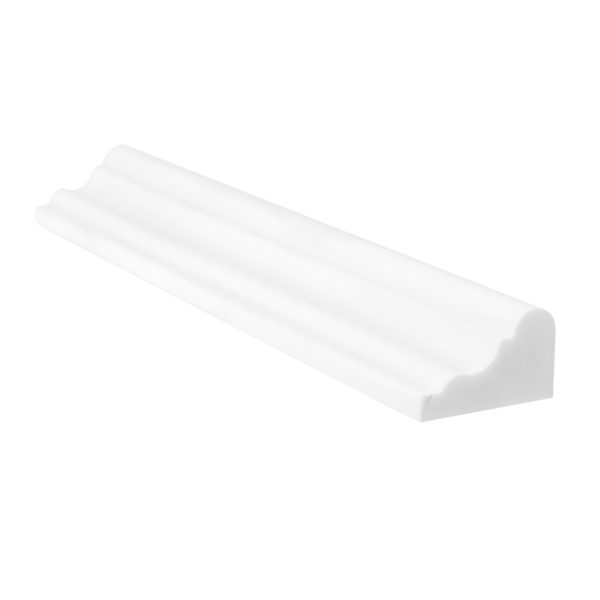 Bianco Dolomite 2 x 12 Crown Molding  Polished