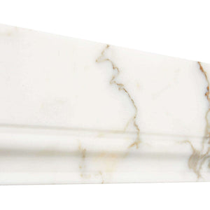 Calacatta Gold Marble 4 3/4 x 12 Base Board Polished