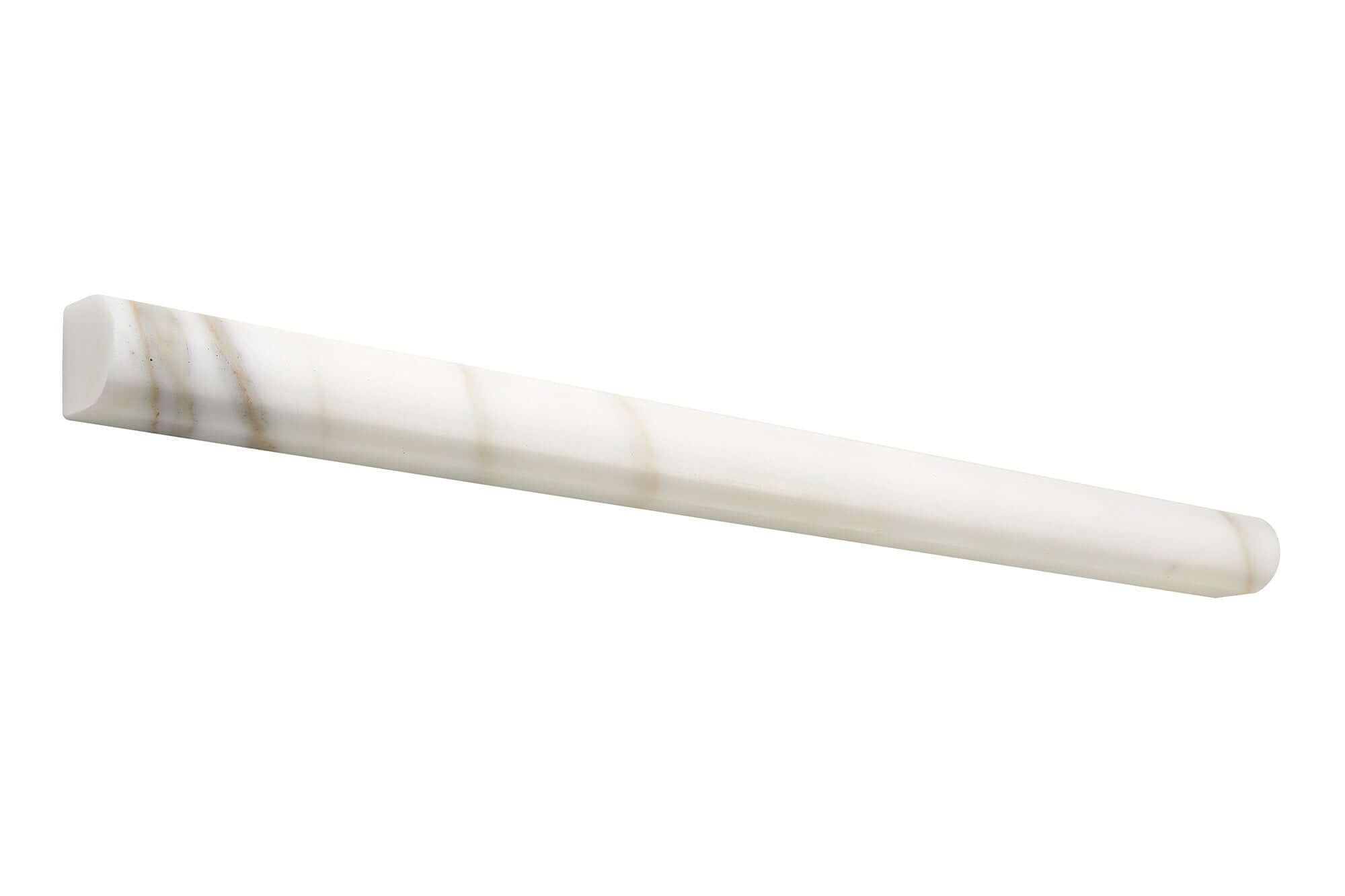 Calacatta Gold Marble 3/4 x 12 Bullnose Liner Polished