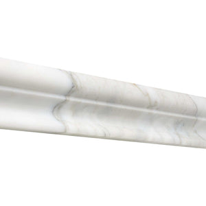 Calacatta Gold Marble 2 x 12 Crown Molding Honed