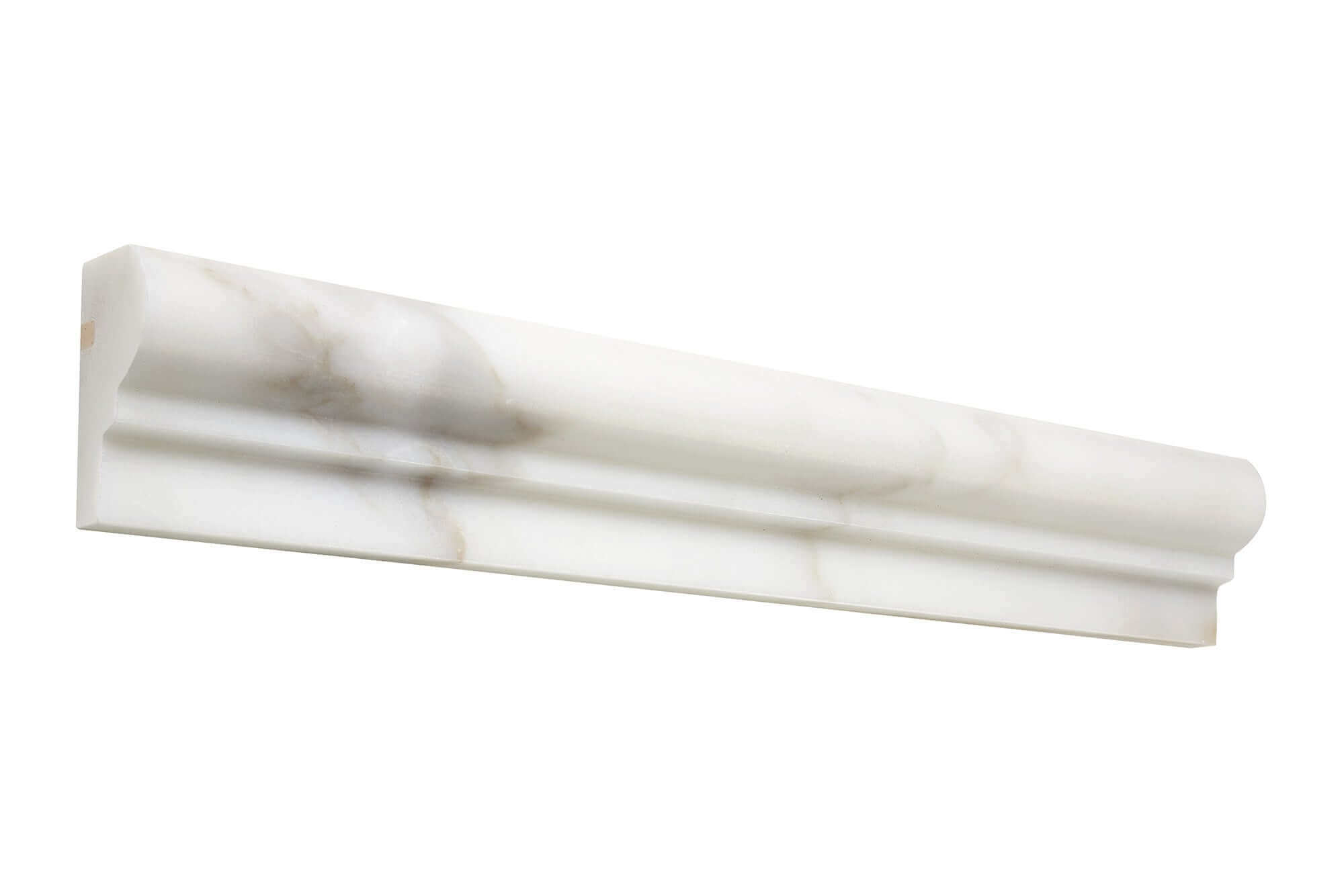 Calacatta Gold Marble 2 x 12 Single Step Ogee Liner Polished