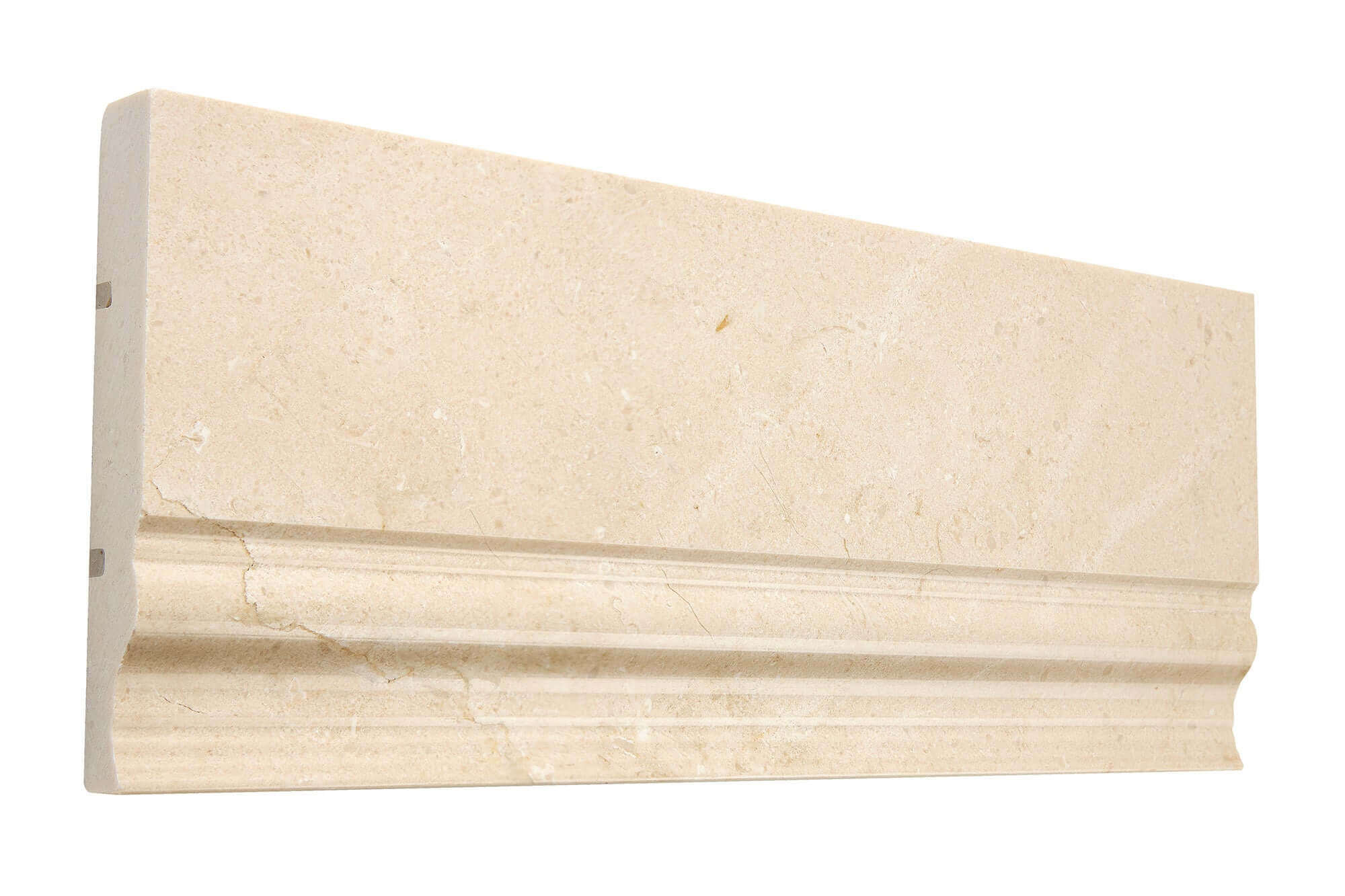 Crema Marfil Marble 4 3/4 x 12 Base-Board Honed