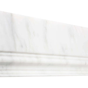 Oriental White Marble 4 3/4 x 12 Base Board Polished