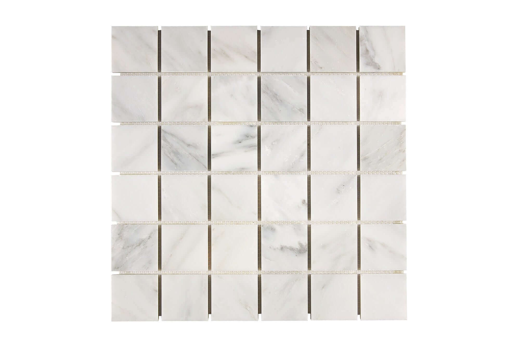 Oriental White Marble Mosaic 2 x 2 Polished