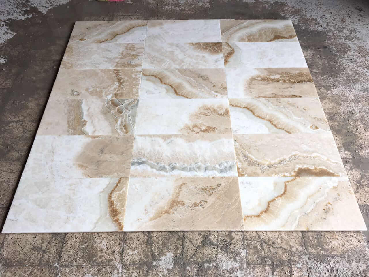 Latravonya Travertine Onyx 12 x 24 Tile Honed Filled