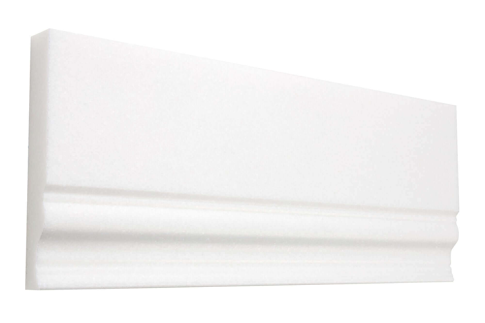 Thassos White Marble 4 3/4 x 12 Base Board Polished
