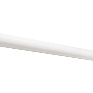 Thassos White Marble 3/4 x 12 Bullnose Liner Honed