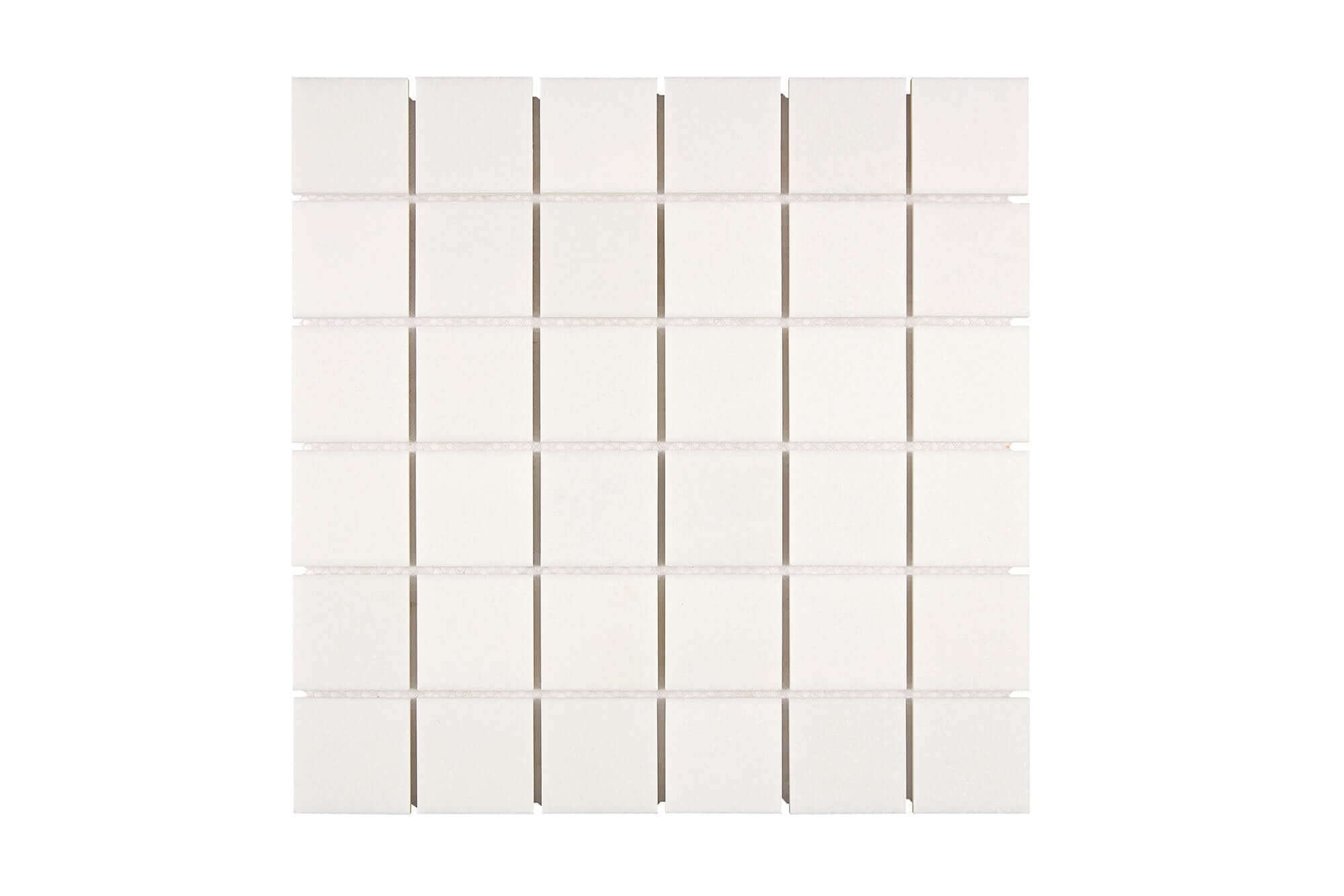 Thassos White Marble Mosaic 2 x 2 Honed