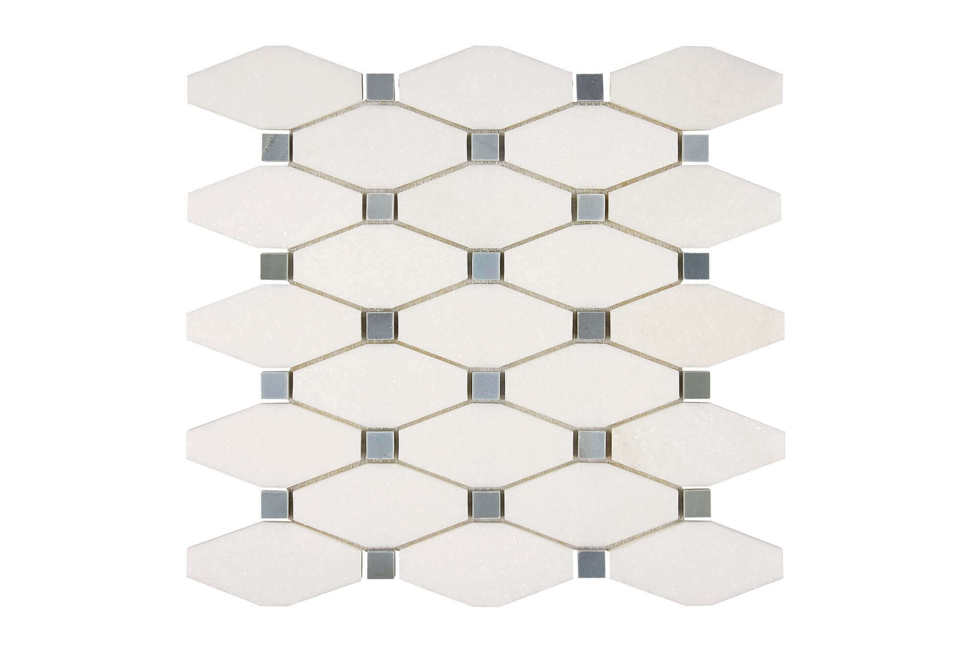 octave or long hexagon shaped mosaic tile