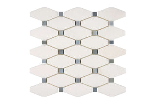 octave or long hexagon shaped mosaic tile