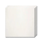 Stacked Aria Bianco Dolomite 18x18 marble tiles showing consistent color range and natural variation across pieces.