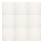 Aria Bianco Dolomite 24x24 marble tile shown in a straight lay grid with light grout for a clean, modern look.