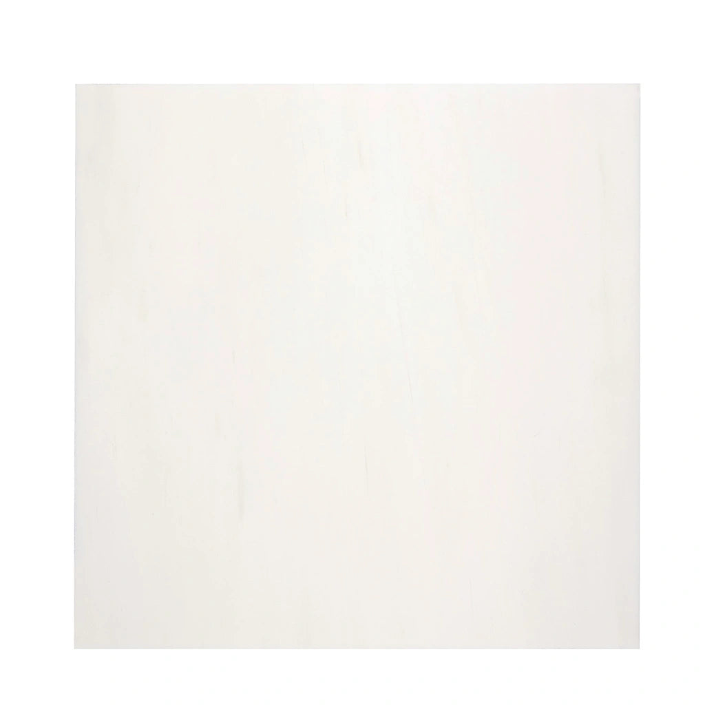 Aria Bianco Dolomite marble tile 24x24, studio image showing light stone with subtle natural veining and soft tone variation.