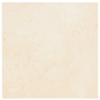 Aria Crema Marfil marble tile 12x12, studio image showing warm beige tone with gentle movement and natural variation for elegant floors, shower walls, and classic backsplashes.