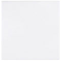 Aria Thassos White marble tile 18x18, studio image showing a crisp bright-white surface with minimal movement for spa-style bathrooms, clean entryways, and seamless floors.