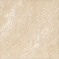 Forum Terra Ivory travertine tile 4x4 honed, studio image showing warm ivory-beige tone with natural pores and quiet variation for relaxed backsplashes, shower walls, and timeless accents.