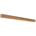 Forum Terra Umber travertine pencil liner trim, studio image showing a slim rounded profile in rich warm brown travertine with natural pores and subtle variation for edging and finishing details.