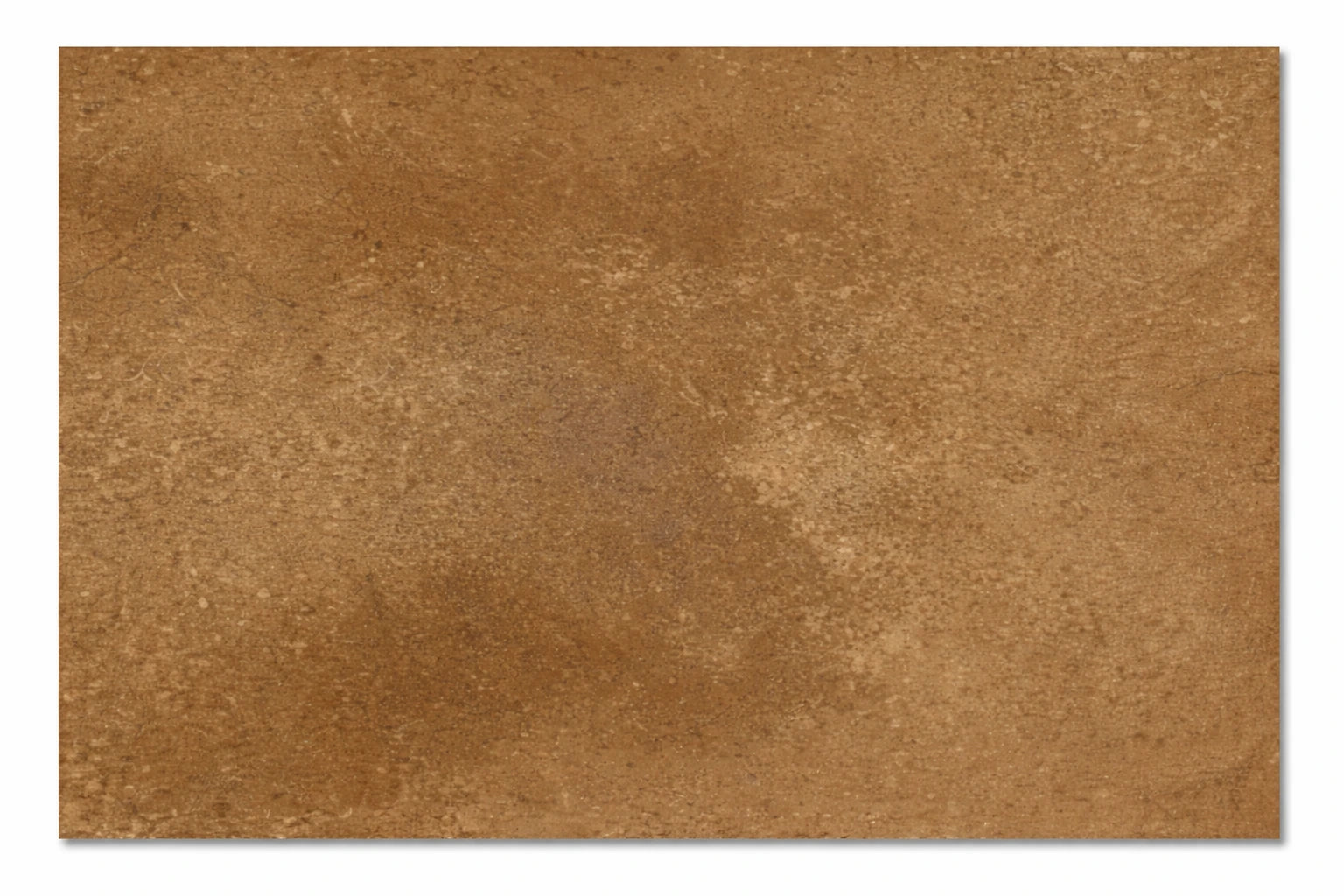 Terra Umber noce travertine tile 16x24, honed and filled, single tile close-up