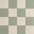 Sage and sand checkerboard porcelain tile pattern, 7x7, matte finish