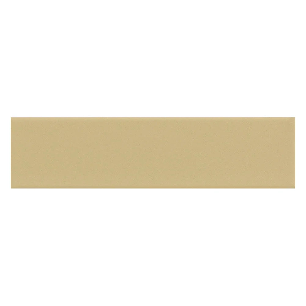 Terracraft Tempo Straight 2x8 ceramic wall tile in Citrus Wash, satin finish
