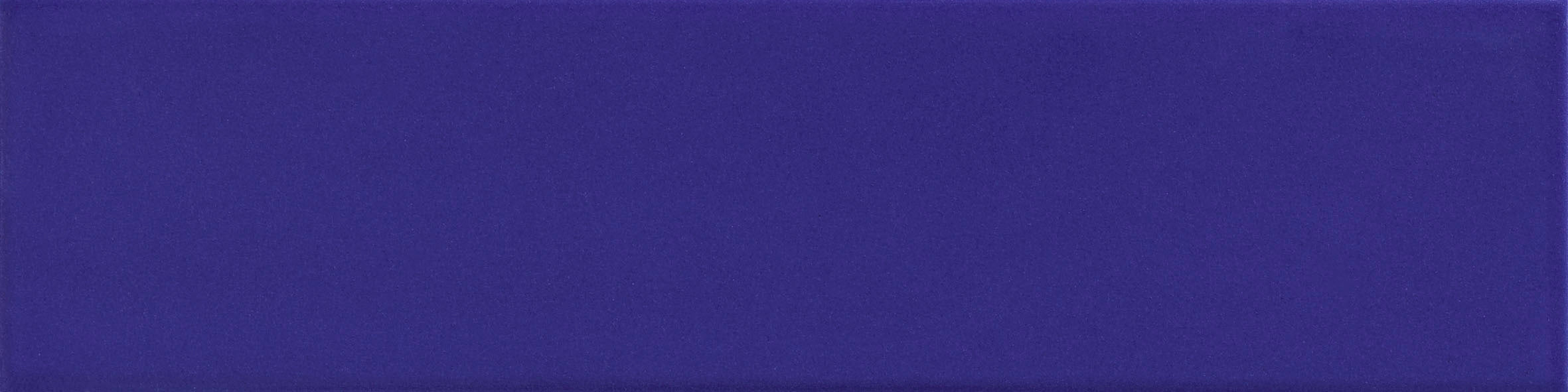 Terracraft Tempo Straight 2x8 ceramic wall tile in Deep Cobalt (satin finish)