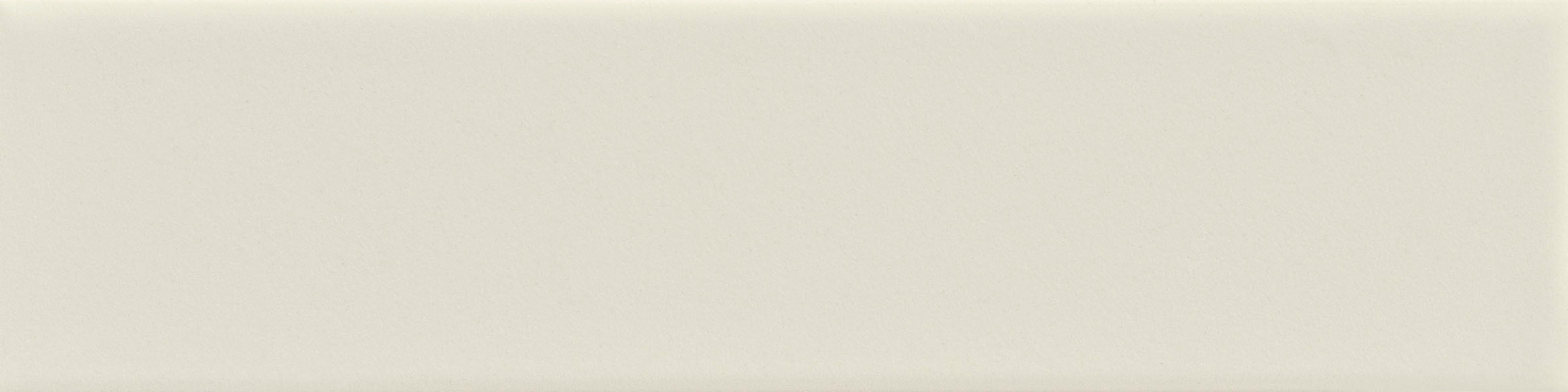 Terracraft Tempo Straight 2x8 ceramic wall tile in Porcelain Cream (satin finish)