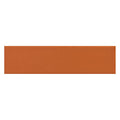 Terracraft Tempo Straight 2x8 ceramic wall tile in Spice Ember, satin finish