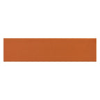 Terracraft Tempo Straight 2x8 ceramic wall tile in Spice Ember, satin finish