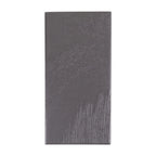 Carbon Slate troweled plaster-look porcelain tile, 3.5 x 7 inch, straight-on view