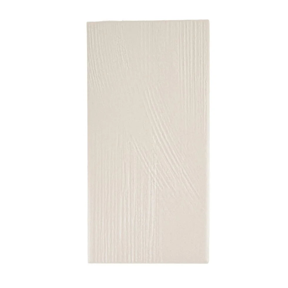Chalk Wash troweled plaster-look porcelain tile, 3.5 x 7 inch, straight-on view