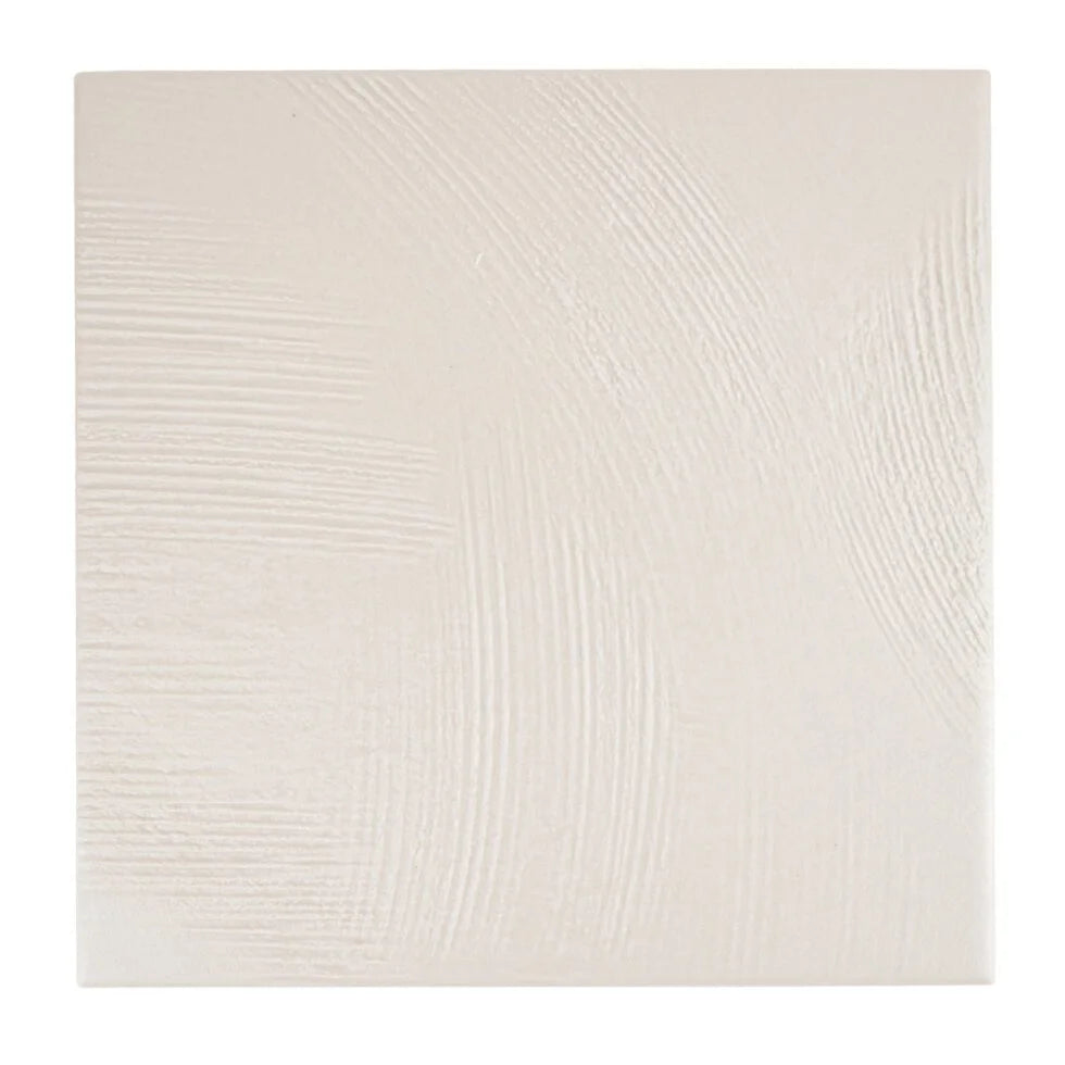 Chalk Wash Troweled Plaster-Look Porcelain Tile | 7×7