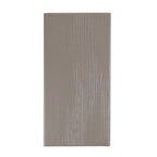 Graphite Shadow troweled plaster-look porcelain tile, 3.5 x 7 inch, straight-on view