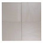 Graphite Shadow troweled plaster-look porcelain tile, 7 x 7 inch, variation across multiple faces