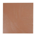 Kiln Amber troweled plaster-look porcelain tile, 7 x 7 inch, straight-on view