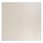 Nomad Dune troweled plaster-look porcelain tile, 7 x 7 inch, variation across multiple faces