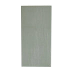 Oasis Sage troweled plaster-look porcelain tile, 3.5 x 7 inch, straight-on view
