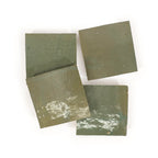 Garden Mint zellige tile 4x4, glossy handmade terracotta with soft olive-neutral glaze variation (ArtePierre).
